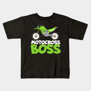 Motocross boss Kids T-Shirt